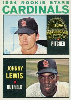 2013 Topps Heritage - 50th Anniversary Buybacks #479 Cardinals 1964 Rookie Stars (Dave Bakenhaster / Johnny Lewis) Front