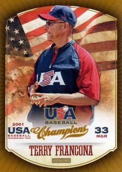 2013 Panini USA Baseball Champions #3 Terry Francona Front
