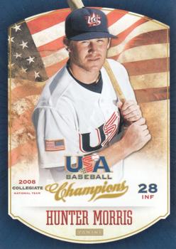 2013 Panini USA Baseball Champions #74 Hunter Morris Front