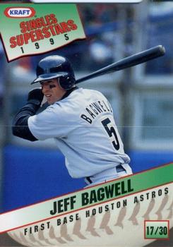 1995 Kraft Singles Superstars #17 Jeff Bagwell Front