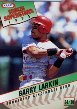 1995 Kraft Singles Superstars #24 Barry Larkin Front