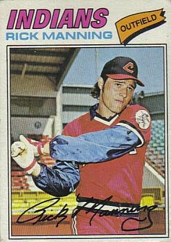 1977 Topps #115 Rick Manning Front
