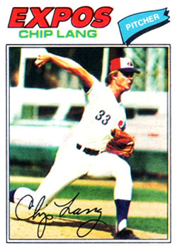 1977 Topps #132 Chip Lang Front
