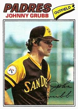 1977 Topps #286 Johnny Grubb Front