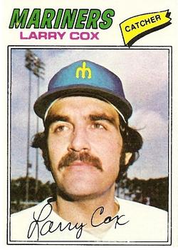 1977 Topps #379 Larry Cox Front