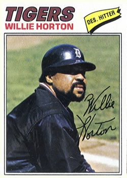 1977 Topps #660 Willie Horton Front