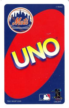 2005 UNO New York Mets #BLD Mr. Met Back