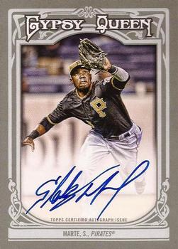 2013 Topps Gypsy Queen - Autographs #GQA-SM Starling Marte Front