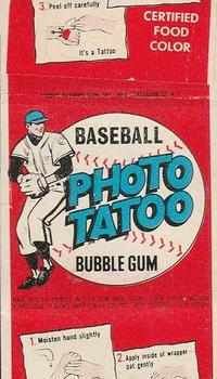 1964 Topps Photo Tatoos #NNO Bill Monbouquette Back