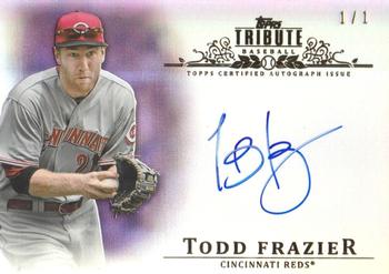 2013 Topps Tribute - Autographs Purple #TA-TFR Todd Frazier Front