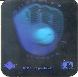 1990 Upper Deck - Team Logo Holograms #NNO Milwaukee Brewers Front