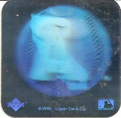 1990 Upper Deck - Team Logo Holograms #NNO California Angels Front