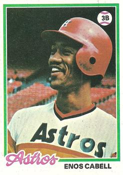 1978 Topps #132 Enos Cabell Front