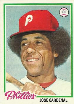 1978 Topps #210 Jose Cardenal Front