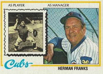 1978 Topps #234 Herman Franks Front