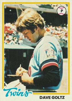 1978 Topps #249 Dave Goltz Front