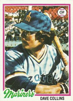 1978 Topps #254 Dave Collins Front