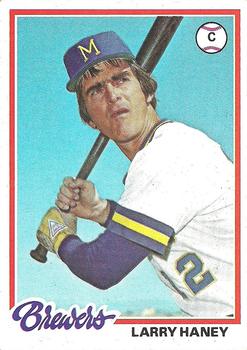 1978 Topps #391 Larry Haney Front