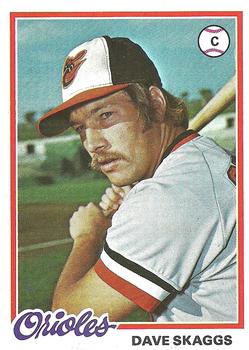 1978 Topps #593 Dave Skaggs Front
