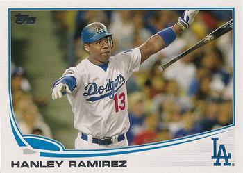 2013 Topps Los Angeles Dodgers #LAD6 Hanley Ramirez Front