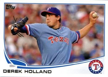 2013 Topps Texas Rangers #TEX9 Derek Holland Front