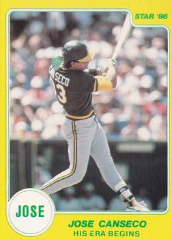 1986 Star Jose Canseco #NNO Jose Canseco Front