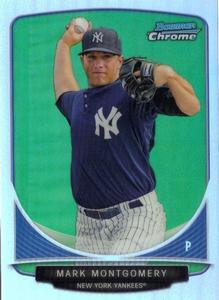 2013 Bowman - Chrome Cream of the Crop Mini Refractors #CC-NYY4 Mark Montgomery Front