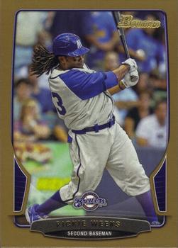 2013 Bowman - Gold #199 Rickie Weeks Front