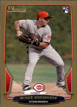 2013 Bowman - Gold #44 Henry Rodriguez Front