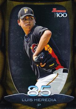 2013 Bowman - Top 100 Prospects #BTP-85 Luis Heredia Front
