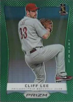 2012 Panini Prizm - Prizms Green #97 Cliff Lee Front