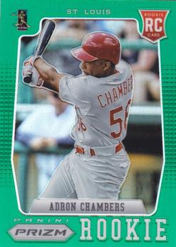 2012 Panini Prizm - Prizms Green #175 Adron Chambers Front
