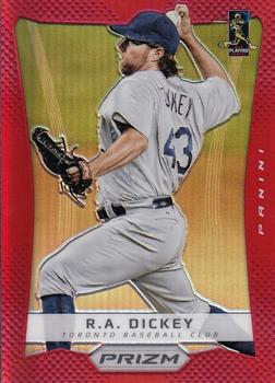 2012 Panini Prizm - Prizms Red #35 R.A. Dickey Front