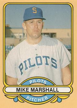 1983 Galasso 1969 Seattle Pilots #6 Mike Marshall Front
