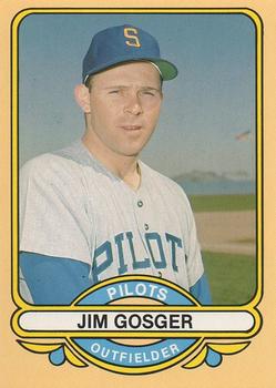 1983 Galasso 1969 Seattle Pilots #7 Jim Gosger Front
