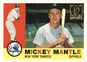 1996 Topps - Mickey Mantle Commemorative Reprints #10 Mickey Mantle Front
