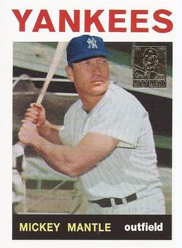 1996 Topps - Mickey Mantle Commemorative Reprints #14 Mickey Mantle Front
