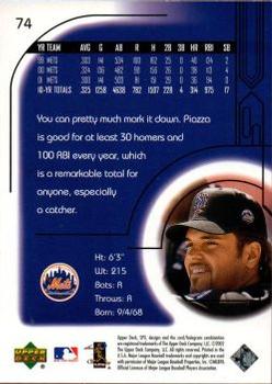 2002 SPx #74 Mike Piazza Back