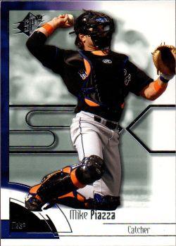 2002 SPx #74 Mike Piazza Front