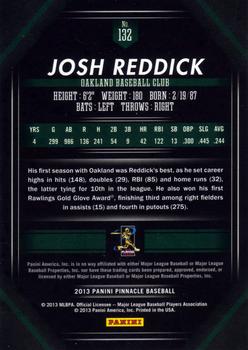2013 Pinnacle #132 Josh Reddick Back