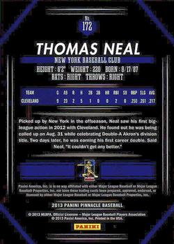 2013 Pinnacle #172 Thomas Neal Back