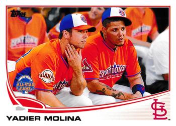 2013 Topps Update #US142 Yadier Molina Front