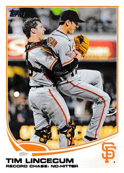 2013 Topps Update #US143 Tim Lincecum Front