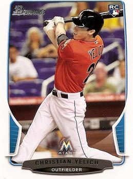 2013 Bowman Draft Picks & Prospects #40 Christian Yelich Front