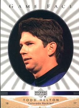2003 Upper Deck Game Face #41 Todd Helton Front