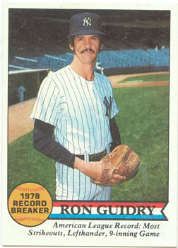 1979 Topps #202 Ron Guidry Front