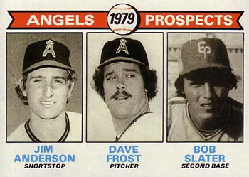 1979 Topps #703 Angels 1979 Prospects (Jim Anderson / Dave Frost / Bob Slater) Front
