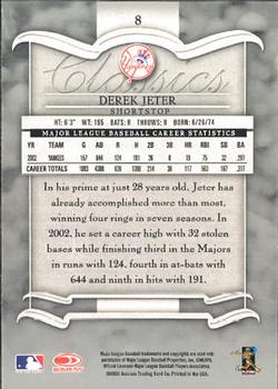 2003 Donruss Classics #8 Derek Jeter Back