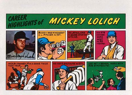 1973 Topps Comics #NNO Mickey Lolich Front