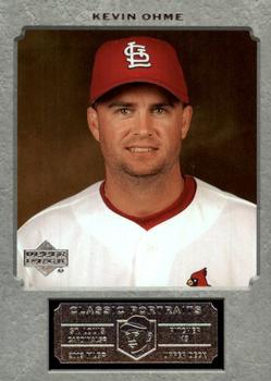 2003 Upper Deck Classic Portraits #111 Kevin Ohme Front